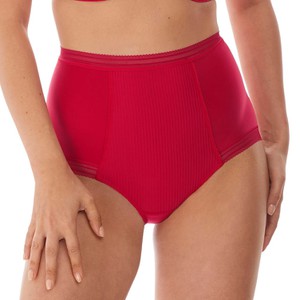 FUSION - Slip taille haute - Rouge